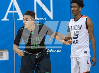 Thumbnail 1 in Linden vs Patrick School (Union County Final) photogallery.