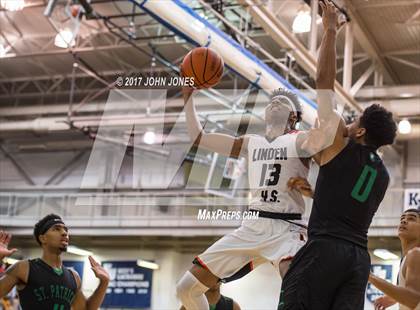 Thumbnail 1 in Linden vs Patrick School (Union County Final) photogallery.