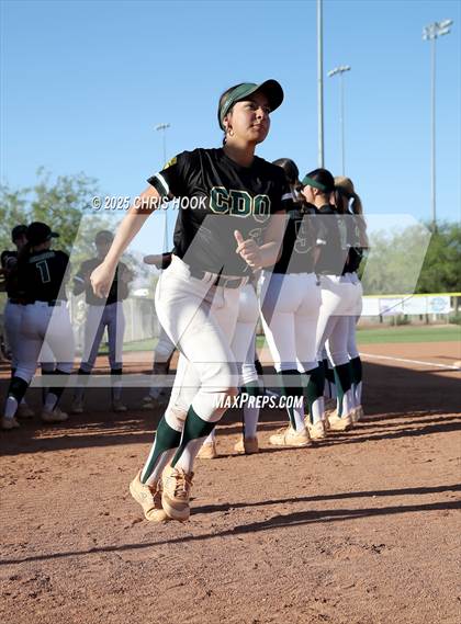 Thumbnail 1 in Canyon del Oro vs Willow Canyon (AIA Softball 4A Semifinal) photogallery.