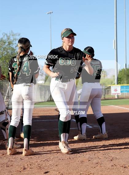 Thumbnail 2 in Canyon del Oro vs Willow Canyon (AIA Softball 4A Semifinal) photogallery.