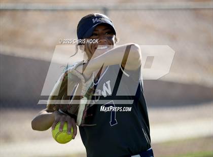 Thumbnail 3 in Canyon del Oro vs Willow Canyon (AIA Softball 4A Semifinal) photogallery.