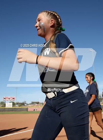 Thumbnail 1 in Canyon del Oro vs Willow Canyon (AIA Softball 4A Semifinal) photogallery.