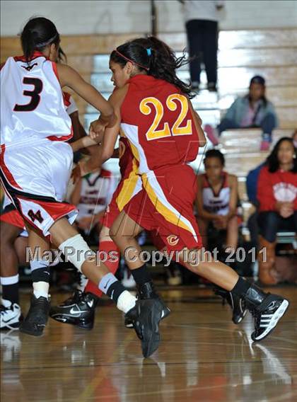 Thumbnail 3 in Corona vs. Rancho Verde (Lady Bears Holiday Classic Finals) photogallery.