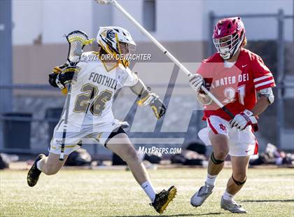 Thumbnail 3 in Foothill vs. Mater Dei (CIF Southern Section Semifinal) photogallery.