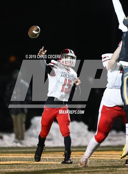 Thumbnail 2 in Lancaster vs. McQuaid Jesuit (NYSPHSAA Class AA Quarterfinal) photogallery.