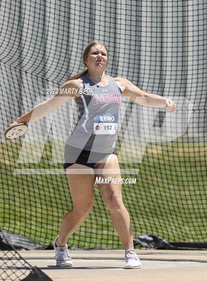 Thumbnail 2 in Class 3 Discus (MSHSAA State Championship) photogallery.