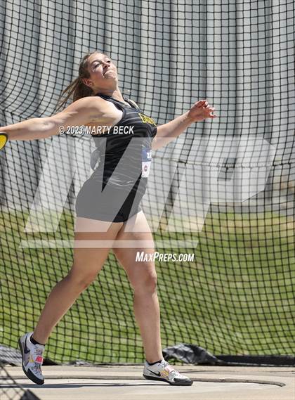 Thumbnail 1 in Class 3 Discus (MSHSAA State Championship) photogallery.