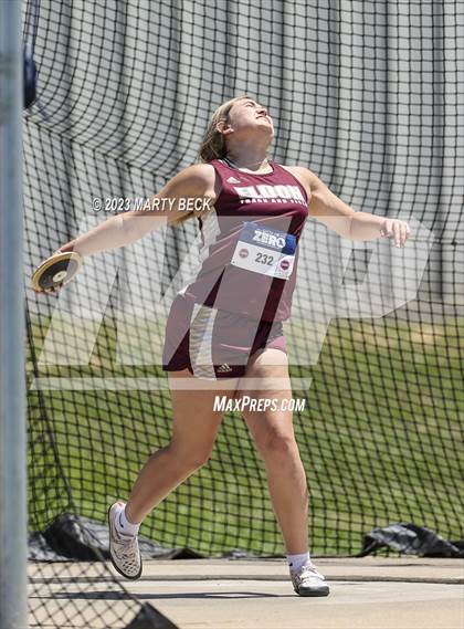 Thumbnail 3 in Class 3 Discus (MSHSAA State Championship) photogallery.
