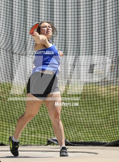 Thumbnail 3 in Class 3 Discus (MSHSAA State Championship) photogallery.