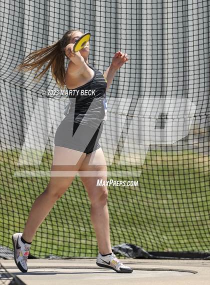 Thumbnail 3 in Class 3 Discus (MSHSAA State Championship) photogallery.