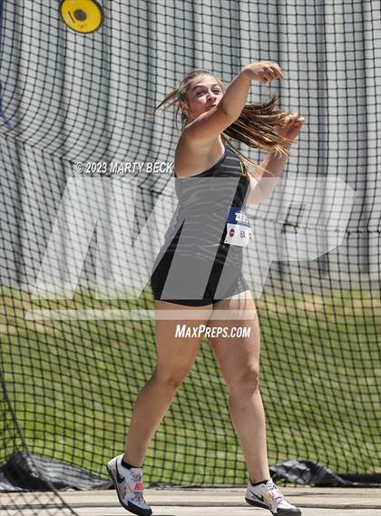 Thumbnail 3 in Class 3 Discus (MSHSAA State Championship) photogallery.