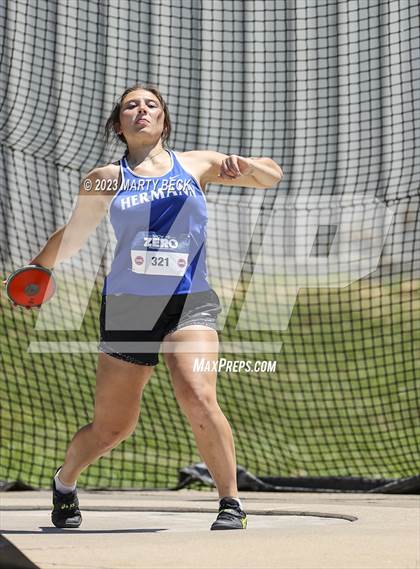 Thumbnail 3 in Class 3 Discus (MSHSAA State Championship) photogallery.