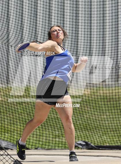 Thumbnail 3 in Class 3 Discus (MSHSAA State Championship) photogallery.