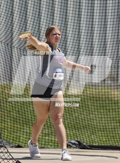 Thumbnail 3 in Class 3 Discus (MSHSAA State Championship) photogallery.