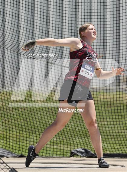 Thumbnail 3 in Class 3 Discus (MSHSAA State Championship) photogallery.