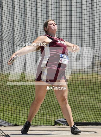 Thumbnail 1 in Class 3 Discus (MSHSAA State Championship) photogallery.