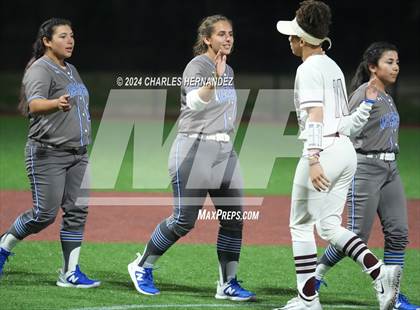 Thumbnail 2 in Lewisville vs. MacArthur (NFCA Leadoff Classic) photogallery.