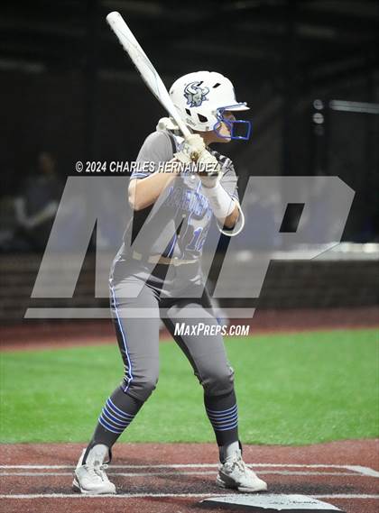Thumbnail 2 in Lewisville vs. MacArthur (NFCA Leadoff Classic) photogallery.