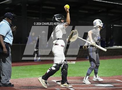 Thumbnail 1 in Lewisville vs. MacArthur (NFCA Leadoff Classic) photogallery.