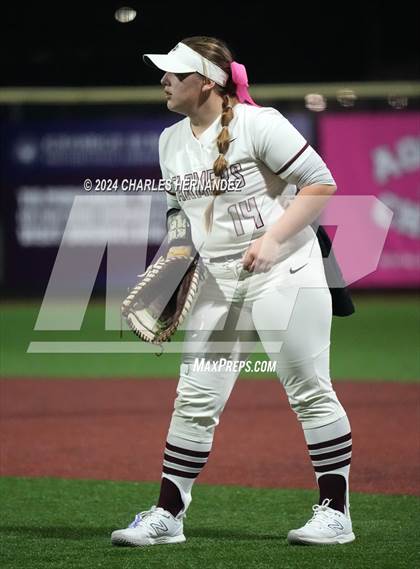 Thumbnail 2 in Lewisville vs. MacArthur (NFCA Leadoff Classic) photogallery.