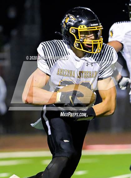 Thumbnail 2 in Arizona Lutheran Academy vs Benson (AIA 2A Semifinal) photogallery.