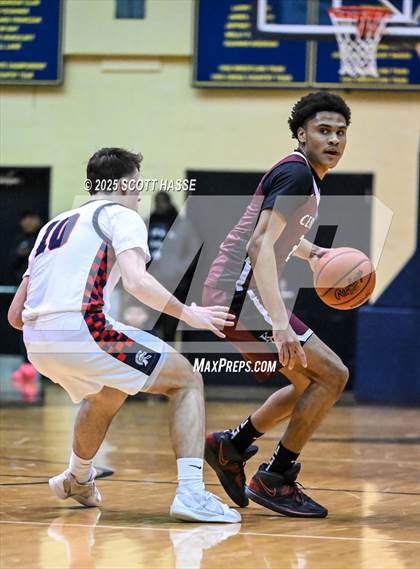 Thumbnail 3 in Kalamazoo Central vs. East Lansing (MHSAA Div 1 Quad 1 Regional Final) photogallery.