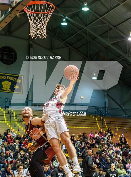 Thumbnail 1 in Kalamazoo Central vs. East Lansing (MHSAA Div 1 Quad 1 Regional Final) photogallery.