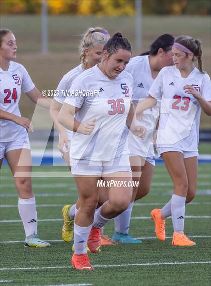 Thumbnail 3 in South Dearborn vs Franklin County (IHSAA 2A Section 28 Round 1) photogallery.