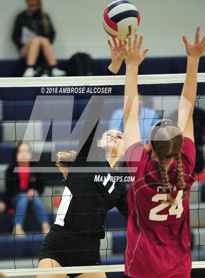Thumbnail 2 in Incarnate Word Academy vs. Christian Home School Athletics (Bay Area Christian Tournament) photogallery.