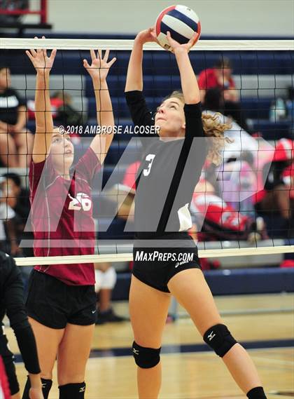 Thumbnail 3 in Incarnate Word Academy vs. Christian Home School Athletics (Bay Area Christian Tournament) photogallery.