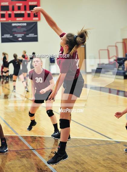 Thumbnail 2 in Incarnate Word Academy vs. Christian Home School Athletics (Bay Area Christian Tournament) photogallery.