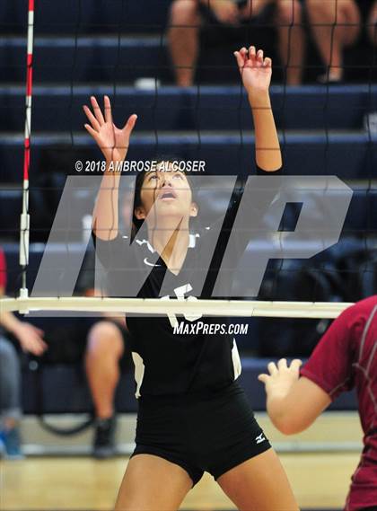 Thumbnail 3 in Incarnate Word Academy vs. Christian Home School Athletics (Bay Area Christian Tournament) photogallery.