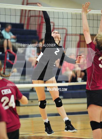 Thumbnail 3 in Incarnate Word Academy vs. Christian Home School Athletics (Bay Area Christian Tournament) photogallery.