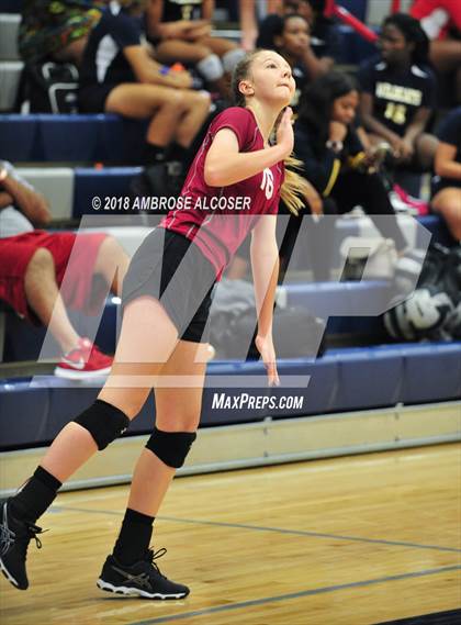 Thumbnail 3 in Incarnate Word Academy vs. Christian Home School Athletics (Bay Area Christian Tournament) photogallery.