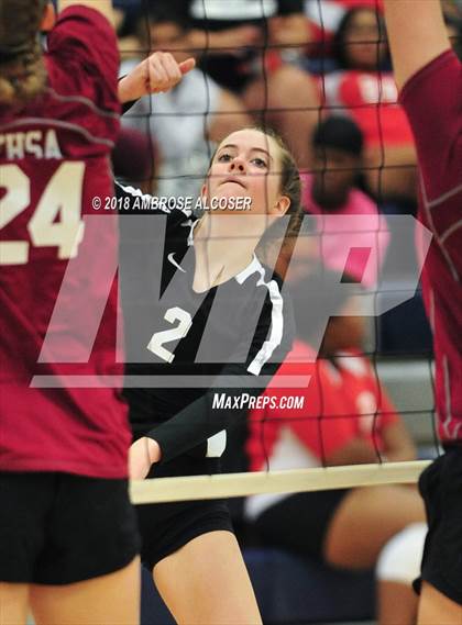 Thumbnail 1 in Incarnate Word Academy vs. Christian Home School Athletics (Bay Area Christian Tournament) photogallery.