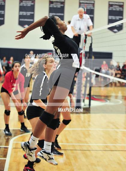 Thumbnail 2 in Incarnate Word Academy vs. Christian Home School Athletics (Bay Area Christian Tournament) photogallery.