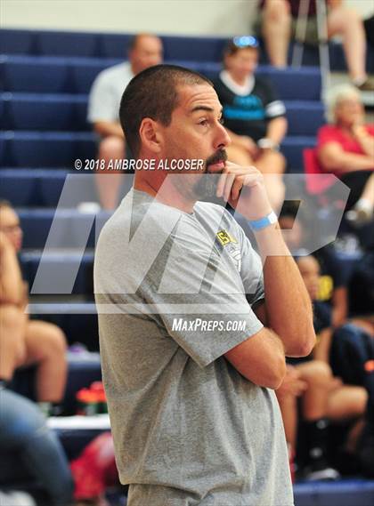 Thumbnail 2 in Incarnate Word Academy vs. Christian Home School Athletics (Bay Area Christian Tournament) photogallery.