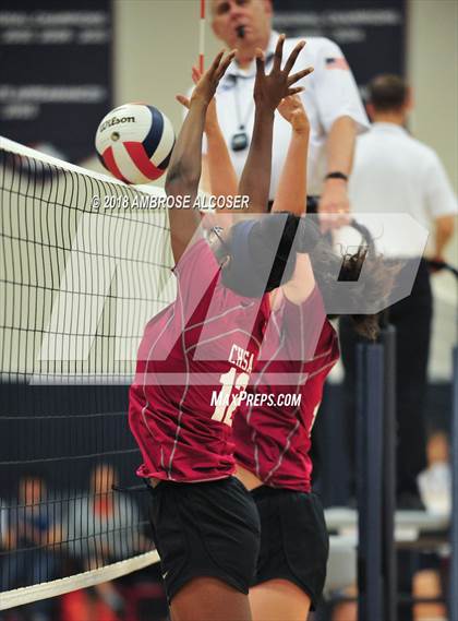 Thumbnail 1 in Incarnate Word Academy vs. Christian Home School Athletics (Bay Area Christian Tournament) photogallery.