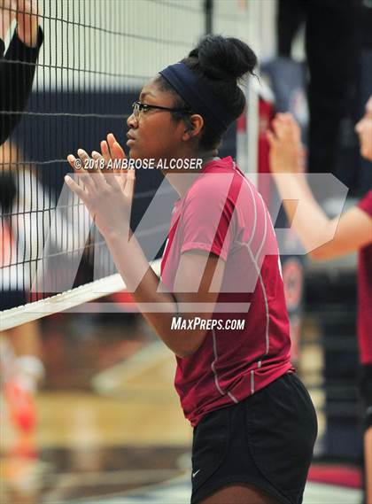 Thumbnail 2 in Incarnate Word Academy vs. Christian Home School Athletics (Bay Area Christian Tournament) photogallery.