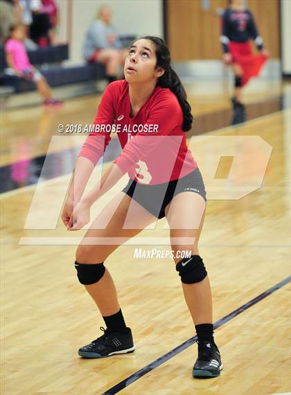 Thumbnail 2 in Incarnate Word Academy vs. Christian Home School Athletics (Bay Area Christian Tournament) photogallery.