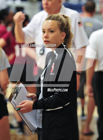Thumbnail 3 in Incarnate Word Academy vs. Christian Home School Athletics (Bay Area Christian Tournament) photogallery.