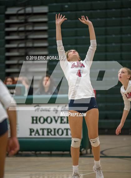 Thumbnail 3 in Hoover vs San Joaquin Memorial (Patriot Varsity Tournament) photogallery.