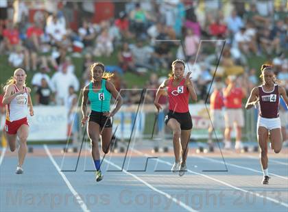 Thumbnail 3 in CIF State Track and Field Championships (Day 1 - Girls 100m) photogallery.