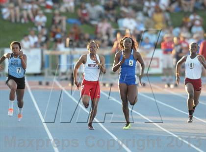 Thumbnail 2 in CIF State Track and Field Championships (Day 1 - Girls 100m) photogallery.