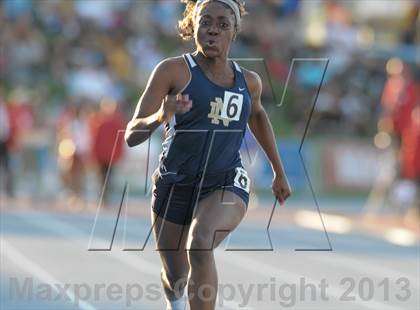 Thumbnail 2 in CIF State Track and Field Championships (Day 1 - Girls 100m) photogallery.