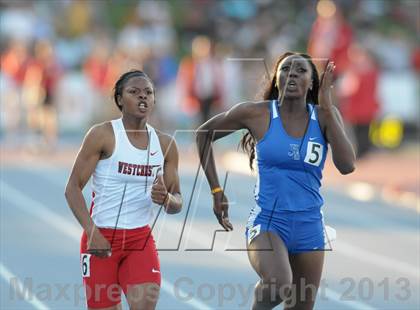 Thumbnail 3 in CIF State Track and Field Championships (Day 1 - Girls 100m) photogallery.