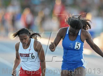 Thumbnail 2 in CIF State Track and Field Championships (Day 1 - Girls 100m) photogallery.