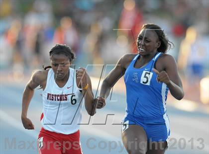 Thumbnail 1 in CIF State Track and Field Championships (Day 1 - Girls 100m) photogallery.