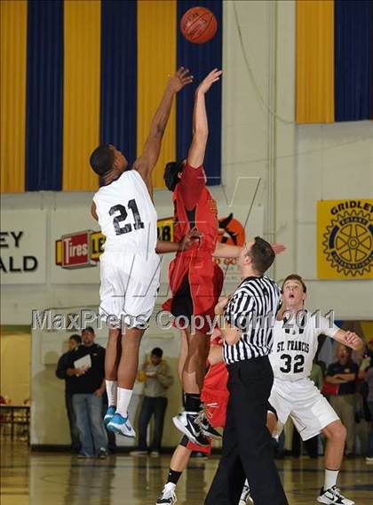Thumbnail 1 in Jesuit vs. St. Francis (Gridley Invitational) photogallery.