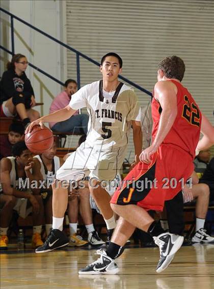 Thumbnail 2 in Jesuit vs. St. Francis (Gridley Invitational) photogallery.